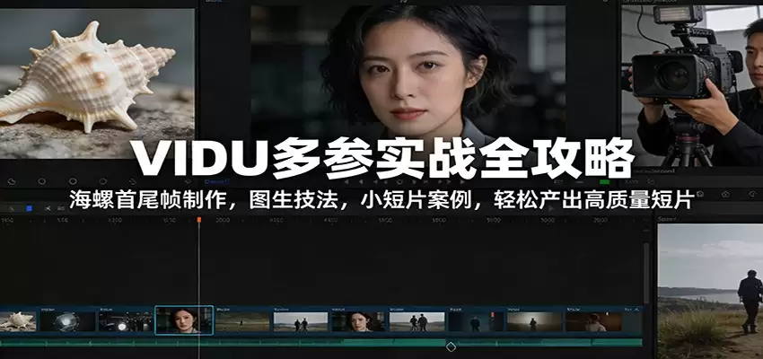 VIDU多参实战全攻略：海螺首尾帧制作，图生技法，小短片案例，轻松产出高质量短片-尊多创业网