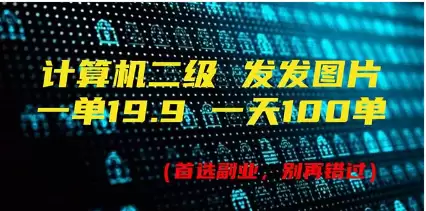 （11715期）计算机二级，一单19.9 一天能出100单，每天只需发发图片（附518G资料）-尊多创业网