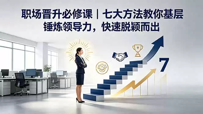 （18629期）付费文章：职场晋升必修课｜七大方法教你基层锤炼领导力，快速脱颖而出-尊多创业网