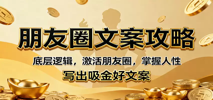 朋友圈文案攻略：底层逻辑，激活朋友圈，掌握人性，写出吸金好文案-尊多创业网