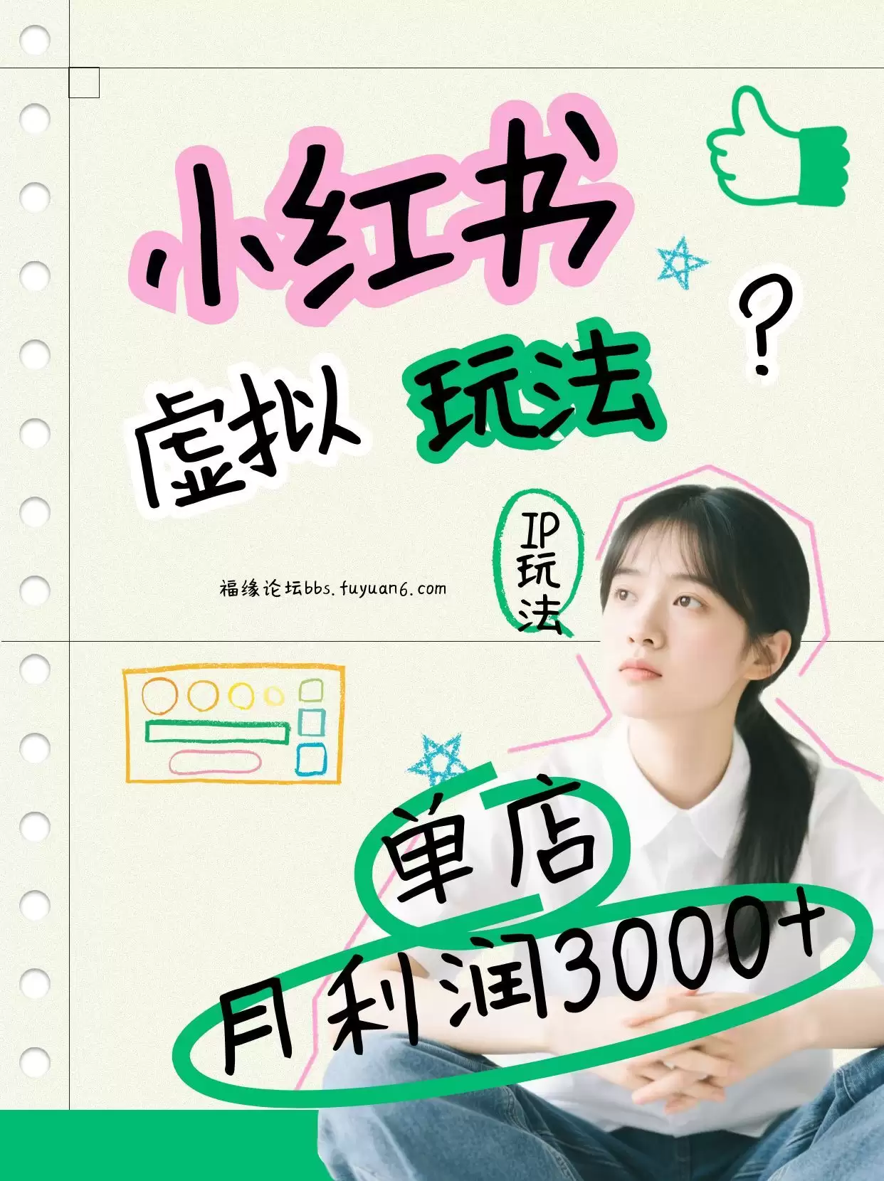 小红书虚拟玩法（铺货流和单品玩法），单店月利润3000+，IP打法+原创商品（0违规）-尊多创业网