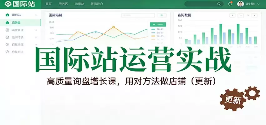 国际站运营实战，高质量询盘增长课，用对方法做店铺（更新）-尊多创业网