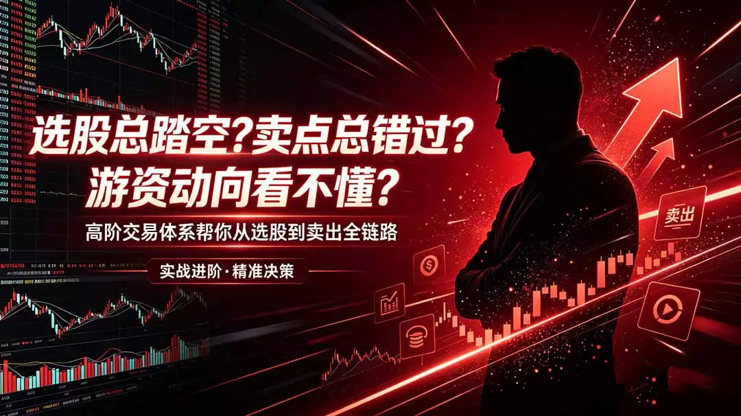 （18937期）选股总踏空？卖点总错过？游资动向看不懂？高阶交易体系帮你从选股到卖出全链路（更新6月）-尊多创业网