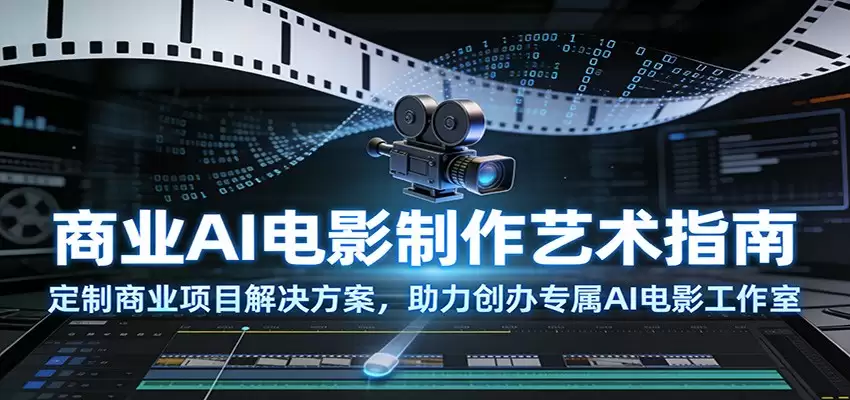 商业AI电影制作艺术指南：定制商业项目解决方案，助力创办专属AI电影工作室-尊多创业网