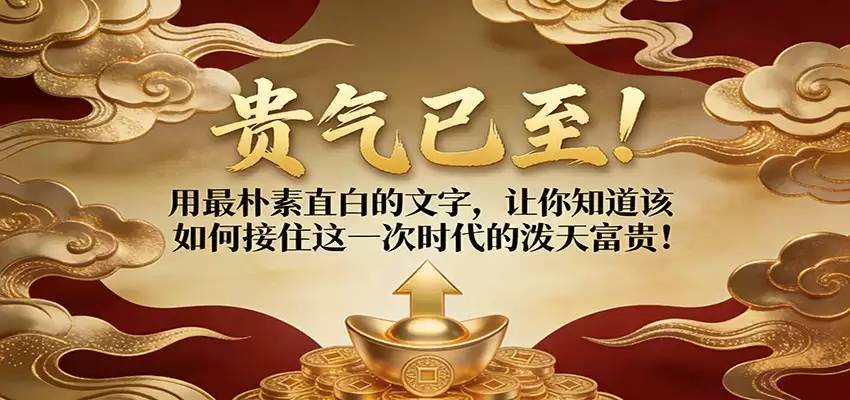 付费文章：贵气已至！用最朴素直白的文字，让你知道该如何接住这一次时代的泼天富贵！-尊多创业网