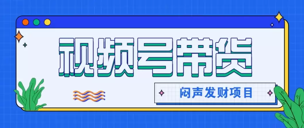 微信视频号带货项目，轻松日赚赚2000+，这个挣钱入口很多伙伴都在闷声发财-尊多创业网