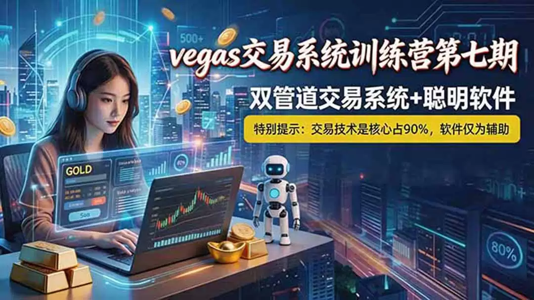 （18770期）【海外美金AI搬砖】Vegas交易技术+聪明软件， 黄金期货日赚50-1000U， 长期稳定，小白轻松上手-尊多创业网
