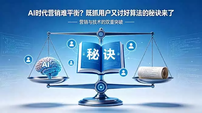 （18600期）AI时代营销难平衡？既抓用户又讨好算法的秘诀来了【原创双语字幕】-尊多创业网