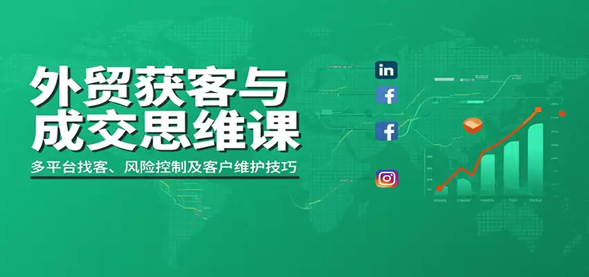 外贸获客与成交思维课：多平台找客、风险控制及客户维护技巧-尊多创业网