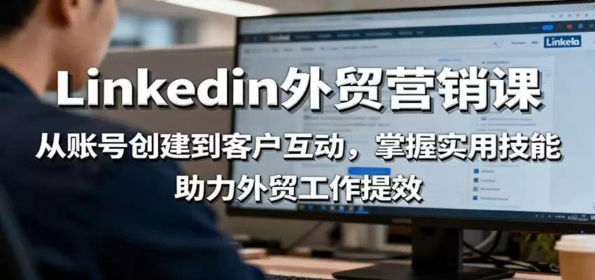 LinkedIn外贸营销课：从账号创建到客户互动，掌握实用技能，助力外贸工作提效-尊多创业网