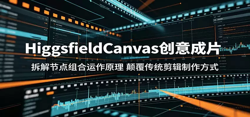 HiggsfieldCanvas创意成片：拆解节点组合运作原理，颠覆传统剪辑制作方式-尊多创业网