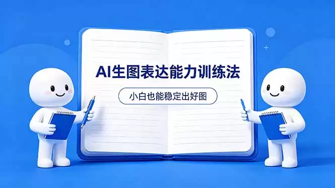 (18377期)AI生图不是做漂亮图,而是表达能力。这套方法让小白也能稳定出好图