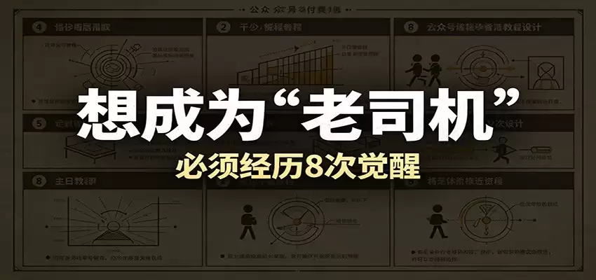 某公众号付费文章：想成为“老司机”，必须经历8次觉醒-尊多创业网