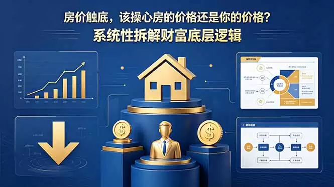 （18602期）付费文章：房价触底，该操心房的价格还是你的价格？系统性拆解财富底层逻辑-尊多创业网