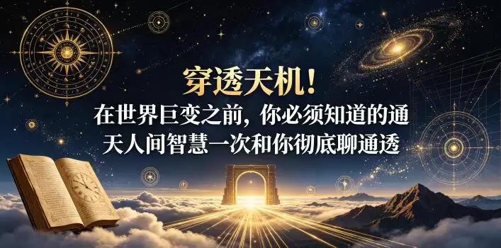 付费文章：穿透天机！在世界巨变之前，你必须知道的通天人间智慧一次和你彻底聊通透-尊多创业网