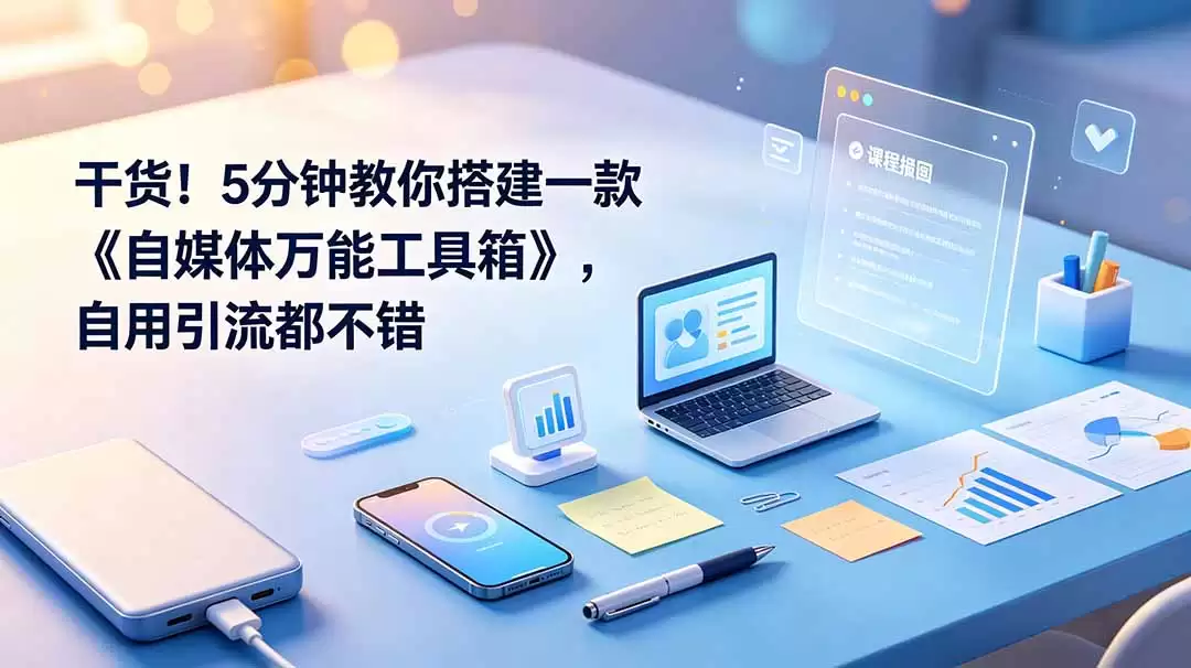 （第19064期）好东西！5分钟教你打造一个“自媒体万能工具箱”，对自己使用和产生流量都有好处-尊多创业网