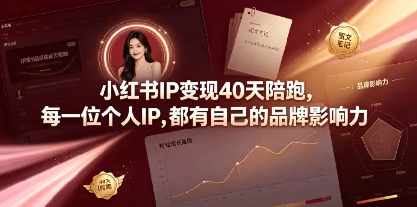 小红书IP变现有效期为40天。每个个人IP都有自己的品牌影响力。-尊多创业网