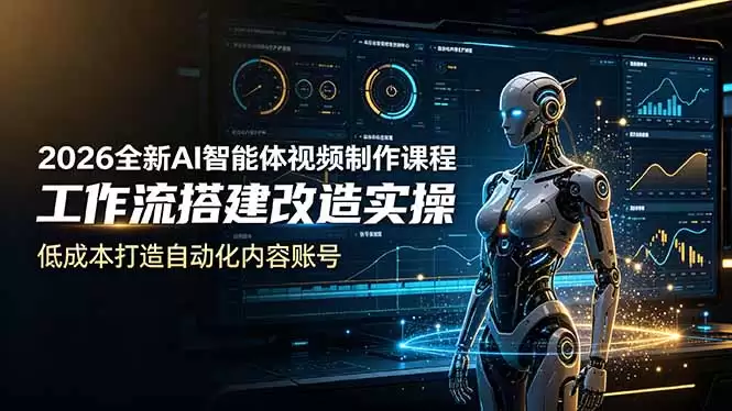 (第19127期)2026新版AI Codex智能代理视频制作课程、工作流程构建与改造实践、低成本创建自动化内容账号-尊多创业网